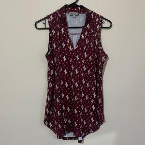 Cowgirl cactus tank top